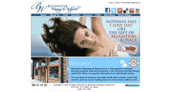 Desktop Screenshot of bluewatermassage.net